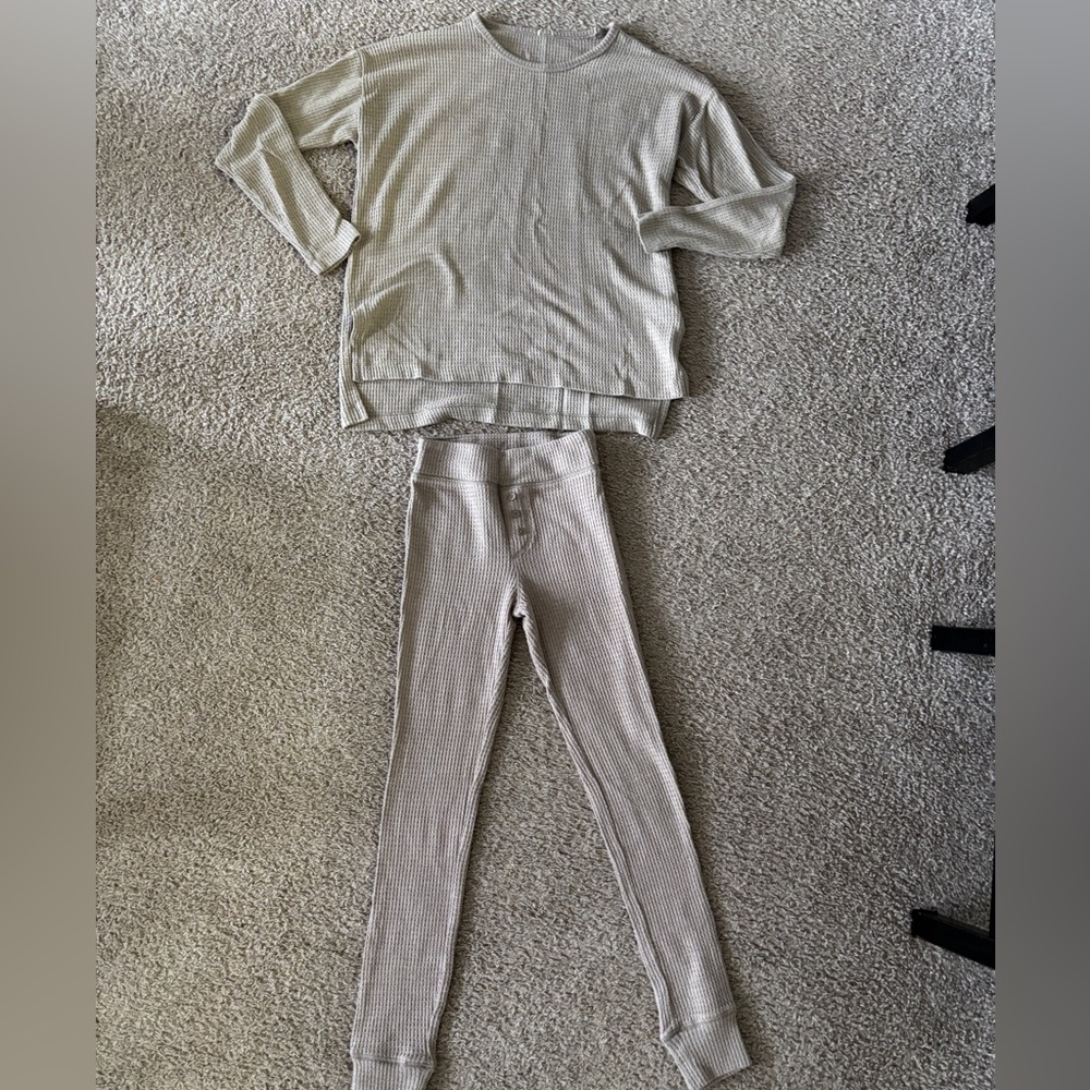 Aerie Waffle Knit Comfort Set